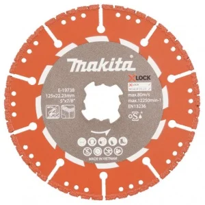 Makita e-19738 rescue disco diamantato 125 mm x-lock per multimateriale - dettaglio 1