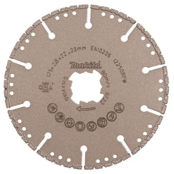 Makita e-19738 rescue disco diamantato 125 mm x-lock per multimateriale - dettaglio 3