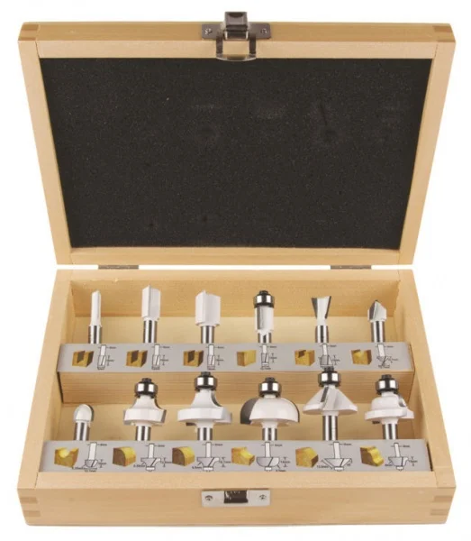 Makita d-53556 set di frese per legno 12 pz. - dettaglio 1