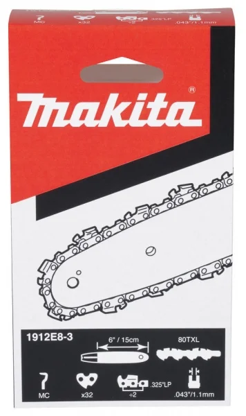 Makita 1912e8-3 catena 80txl per potatori 15 cm - dettaglio 2