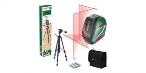 Bosch hobby universallevel 3 set livella laser multifunzione a 3 linee rosse con treppiede 0603663905 - dettaglio 1