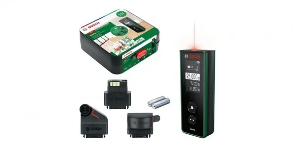 Bosch hobby zamo iv set distanziometro laser digitale 25 m con accessori 0603672901 - dettaglio 1