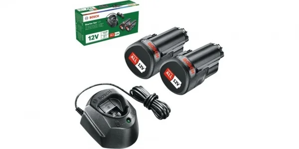 Bosch hobby 1600a01l3e starter set 12 v con due batterie 1,5 ah - dettaglio 2