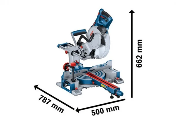 Bosch gcm 305-254 d troncatrice radiale 254 mm da banco 1500 w 0601b49100 - dettaglio 3