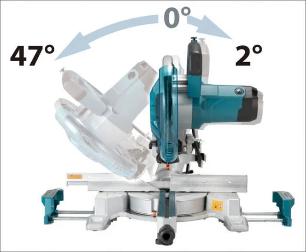 Makita ls1110f troncatrice radiale 1450 w per legno 260 mm - dettaglio 6