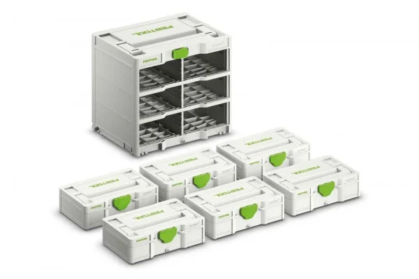 Festool modulo scaffalatura systainer con cassette 6 pz. 577816 - dettaglio 1