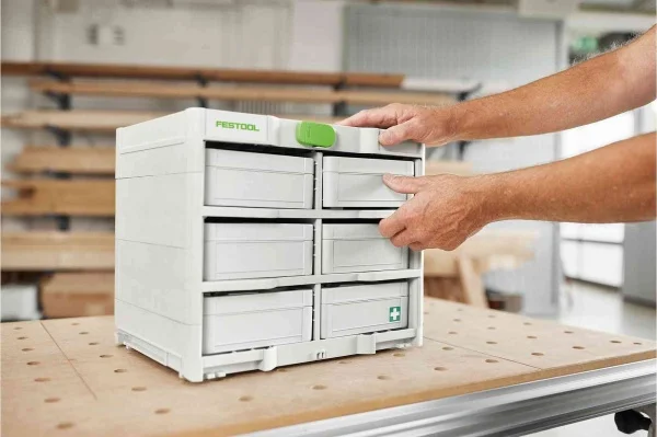 Festool modulo scaffalatura systainer con cassette 6 pz. 577816 - dettaglio 5