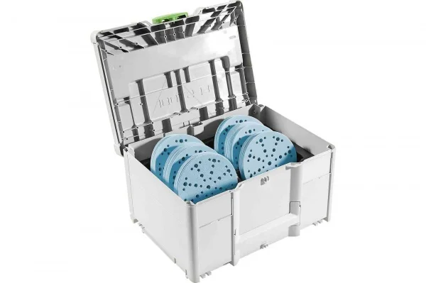 Festool set dischi abrasivi granat 150 mm in systainer 120 pz. 578192 - dettaglio 1