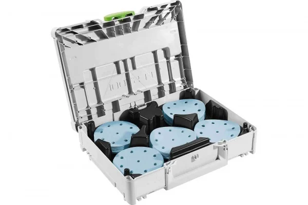 Festool set dischi abrasivi granat 125 mm in systainer 100 pz. 578193 - dettaglio 1