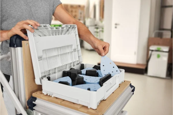 Festool  set fogli abrasivi granat delta/9 in systainer 100 pz. 578195 - dettaglio 4
