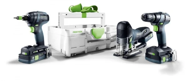 Festool TID 18/TXS 18/PSC 420/TB 137 Combo Set di elettroutensili a batteria 18 V per montaggi - 578026