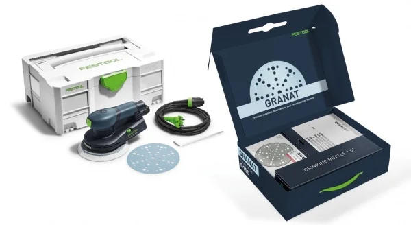 Festool ets ec 150/3 gr-set p levigatrice orbitale con set di abrasivi 578185 - dettaglio 1