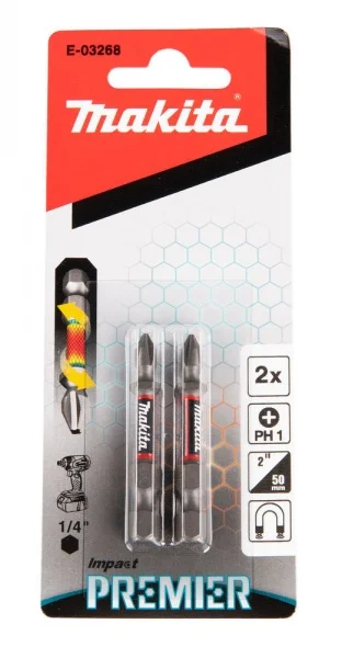 Makita impact premier inserto ph torsion gold 1/4 da 50 mm 2 pz. - dettaglio 2