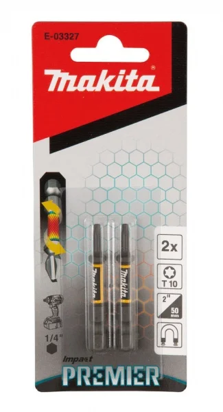 Makita impact premier inserto torx torsion gold 1/4 da 50 mm 2 pz. - dettaglio 2