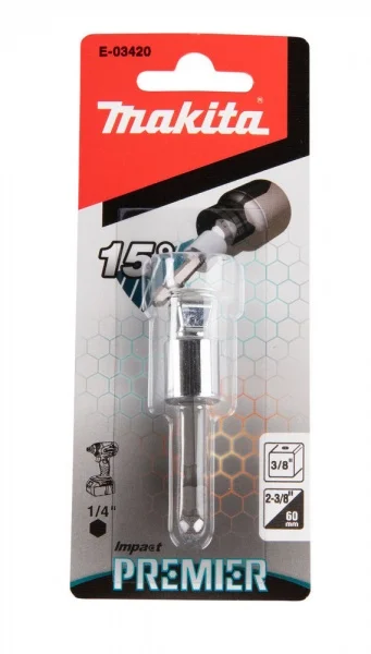Makita adattatore angolare 15° premier impact torsion 1/4 - dettaglio 3