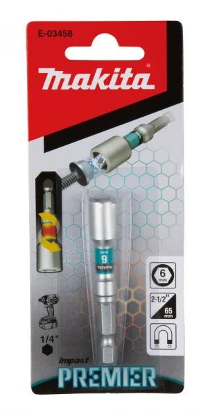 Makita inserto esagonale 1/4 premier impact torsion 65 mm - dettaglio 3