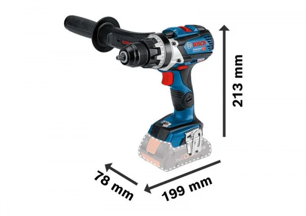 Bosch gsr 18v-110 c trapano avvitatore brushless 18 v 06019g010a - dettaglio 3