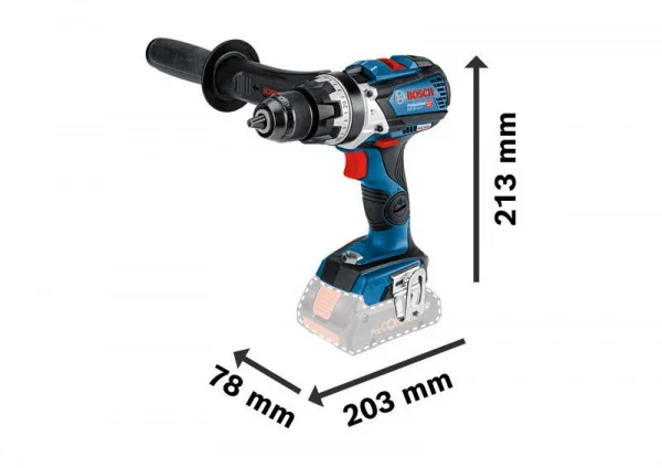 Bosch gsb 18v-110 c trapano avvitatore a percussione brushless 18 v 06019g030b - dettaglio 4