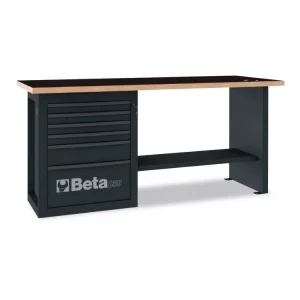 Beta c59a banco da lavoro endurance antracite con cassettiera 059000031 - dettaglio 1