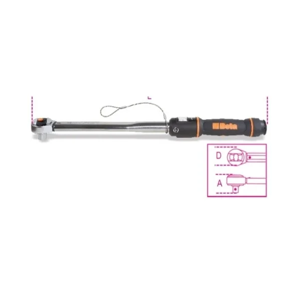 Beta 666hs/30lc chiave dinamometrica 1/2" anticaduta 60 - 300 nm 006664731 - dettaglio 2
