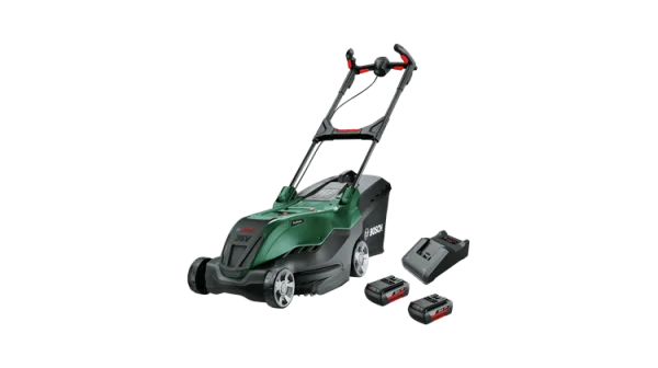 Bosch hobby advancedrotak 36v-40-650 tagliaerba elettrico 36 v brushless 40 cm con due batterie 06008b9f01 - dettaglio 2