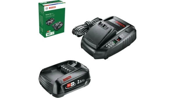Bosch Hobby Starter Set Batteria 18 V 2,5 Ah con AL 1830 CV - 1600A00K1P