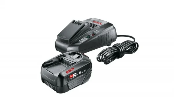 Bosch hobby starter set batteria 18 v 6,0 ah con al 1830 cv 1600a00zr8 - dettaglio 2
