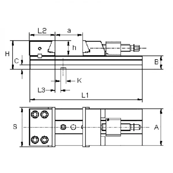 Fervi m028/150/400 morsa di precisione 150x400 mm - dettaglio 2