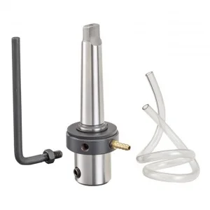 Fervi m004/3 mandrino con lubrificazione per frese a carotare weldon - dettaglio 1