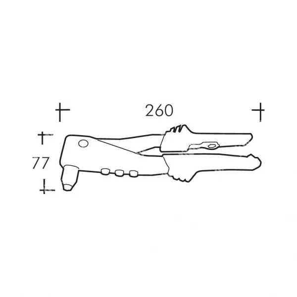 Rivit riv2 rivettatrice manuale per rivetti a strappo 2,4 - 4,8 mm 1249900 - dettaglio 2
