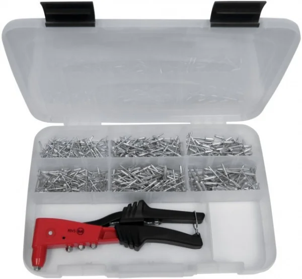 Rivit riv5c kit rivettatrice manuale con rivetti a strappo 500 pz. 4408300 - dettaglio 1