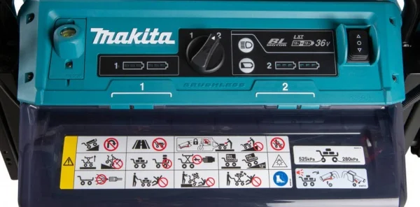 Makita dcu601z carriola 36 v con piattaforma sollevabile senza batterie - dettaglio 6