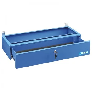 Fervi b017/c cassetto per banco in acciaio con serratura - dettaglio 1