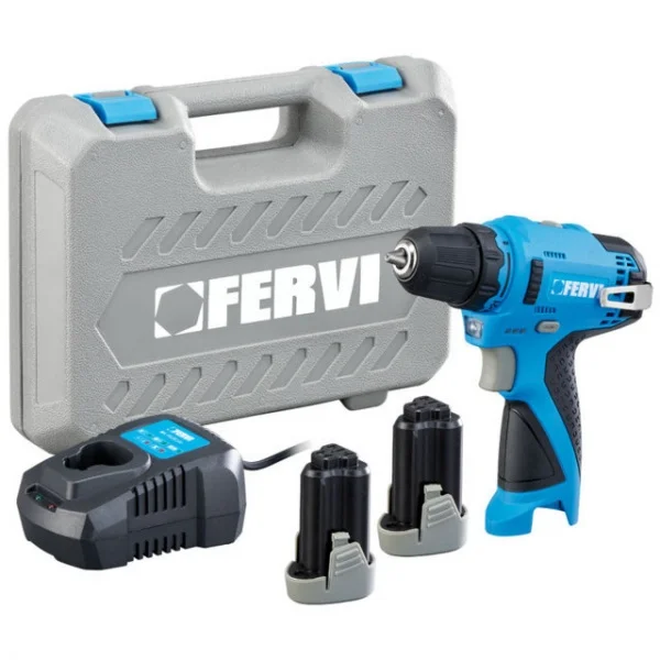 Fervi fb12cd3as-22b trapano avvitatore a batteria 12 v - dettaglio 1