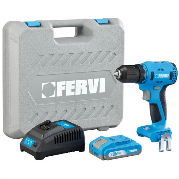 Fervi fb20cd3ab-12b trapano avvitatore brushless a batteria 20 v - dettaglio 1