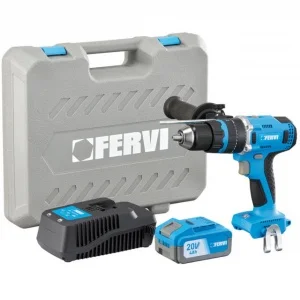 Fervi fb20id3ab-14b trapano a percussione brushless a batteria 20 v - dettaglio 1