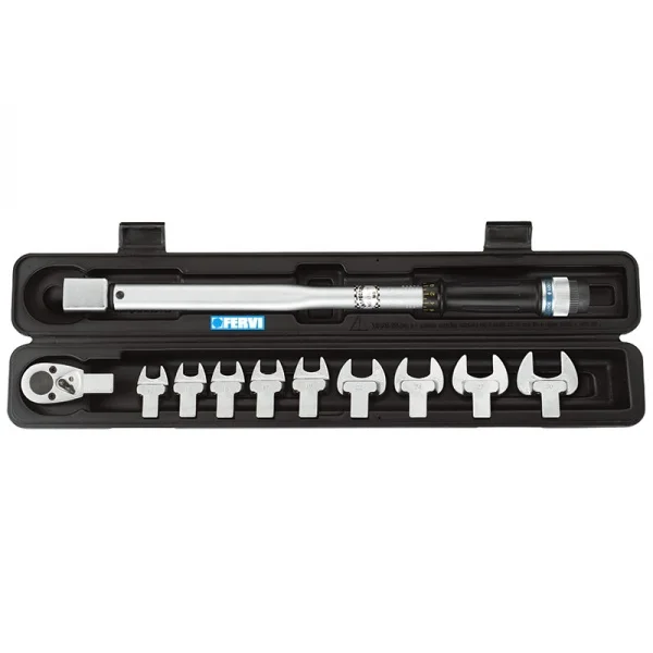 Fervi 0803/s210 chiave dinamometrica 40 - 210 nm con set di accessori - dettaglio 1