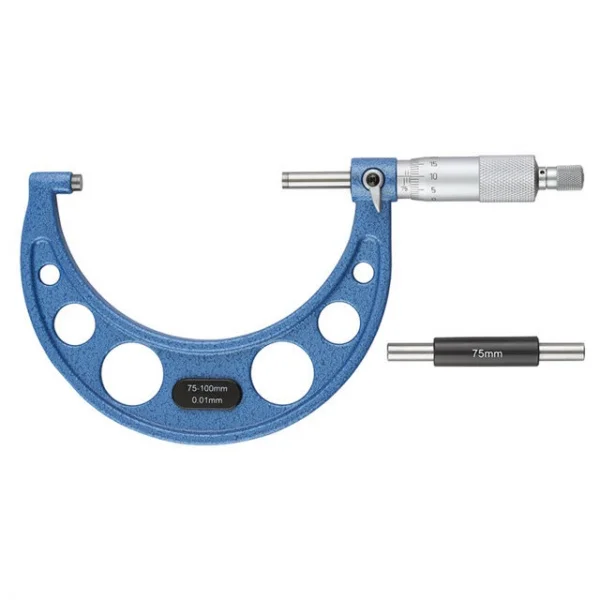 Fervi m022/75/100 micrometro per esterni centesimale 75 - 100 mm - dettaglio 1