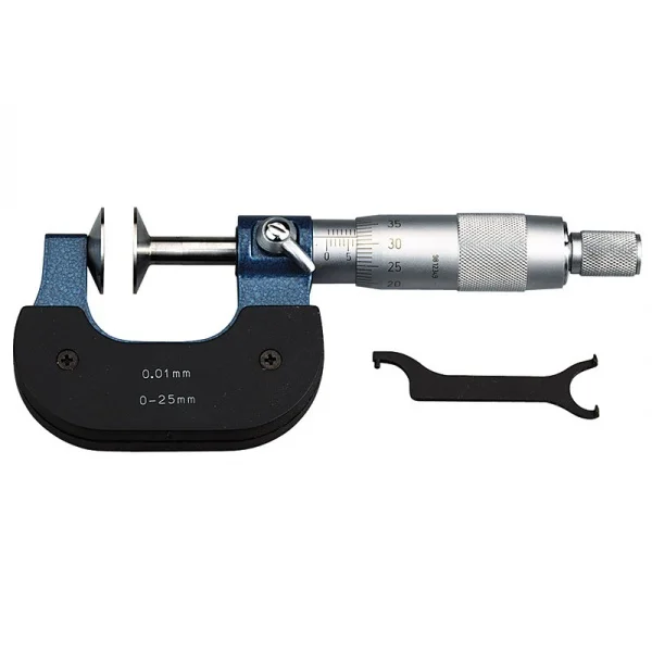 Fervi m010/175/200 micrometro 175 - 200 mm con piattelli 20 mm - dettaglio 1