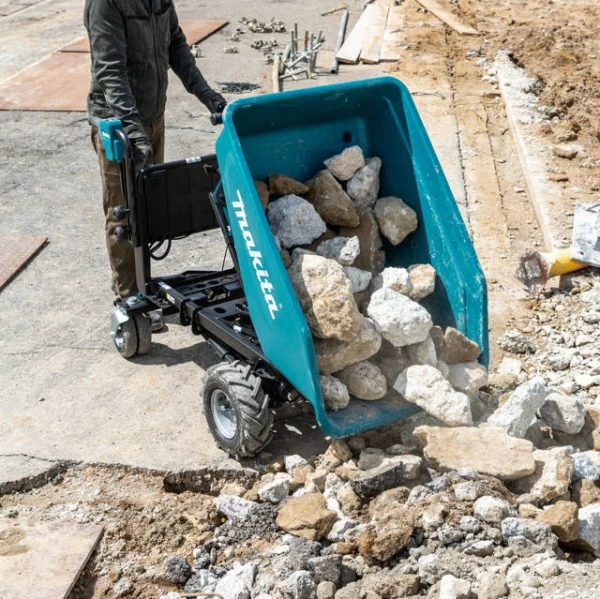Makita dcu602z carriola 36 v con vasca ribaltabile 300 kg senza batterie - dettaglio 9