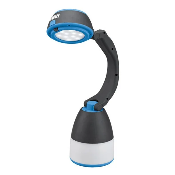 Fervi g900 torcia da campeggio snodabile a batteria - dettaglio 2