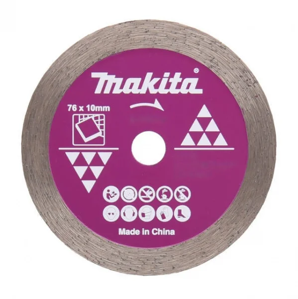 Makita d-77263 disco diamantato 76x10 mm a corona continua per piastrelle - dettaglio 1