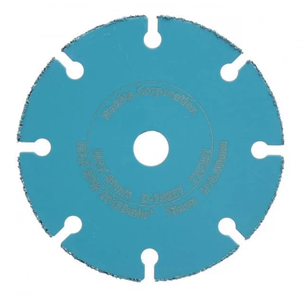 Makita d-74837 disco da taglio 76x10 mm per epoxy e pvc - dettaglio 2