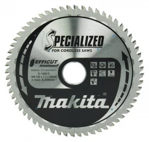 Makita e-16813 efficut lama tct per seghe circolari 185x30 mm per alluminio - dettaglio 1