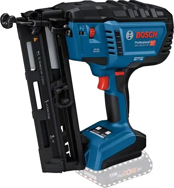 Bosch gnh 18v-64-2 m chiodatrice per legno brushless 18 v senza batterie - dettaglio 2