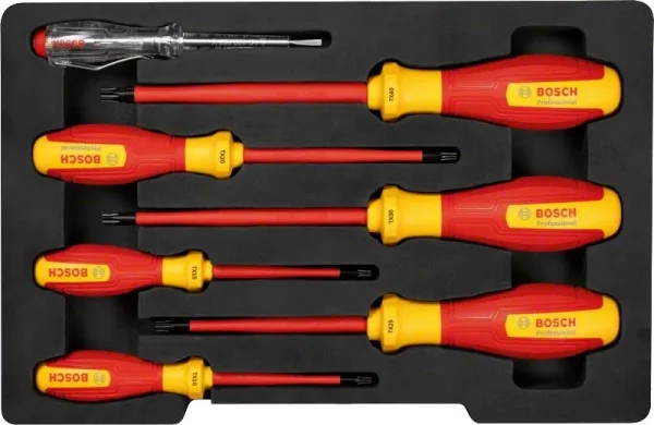 Bosch 1600a02nf8 set di cacciavite isolati vde 1000 v torx 7 pz. - dettaglio 2