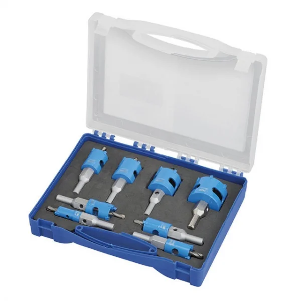 Fervi p076/008s set di seghe a tazza per edilizia 8 pz. - dettaglio 1