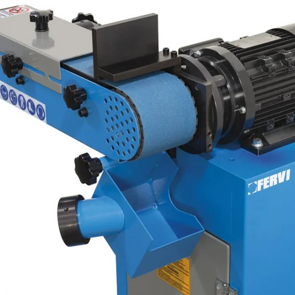 Fervi 0667/100 levigatrice a nastro inclinabile con banco 1000x100 mm - dettaglio 3