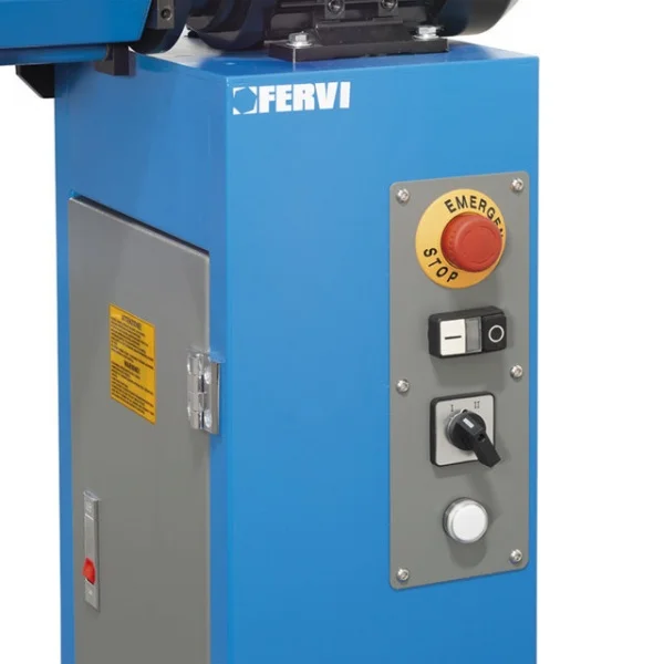 Fervi 0667/100 levigatrice a nastro inclinabile con banco 1000x100 mm - dettaglio 4