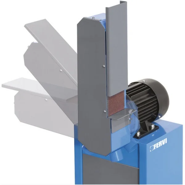 Fervi 0667/150 levigatrice a nastro inclinabile con banco 1500x120 mm - dettaglio 2